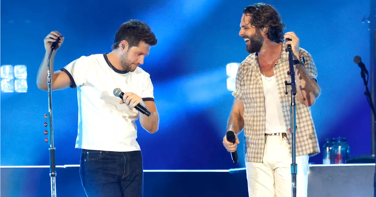 Storms and Secrets: Niall Horan and Thomas Rhett Pivot at Hersheypark Stadium