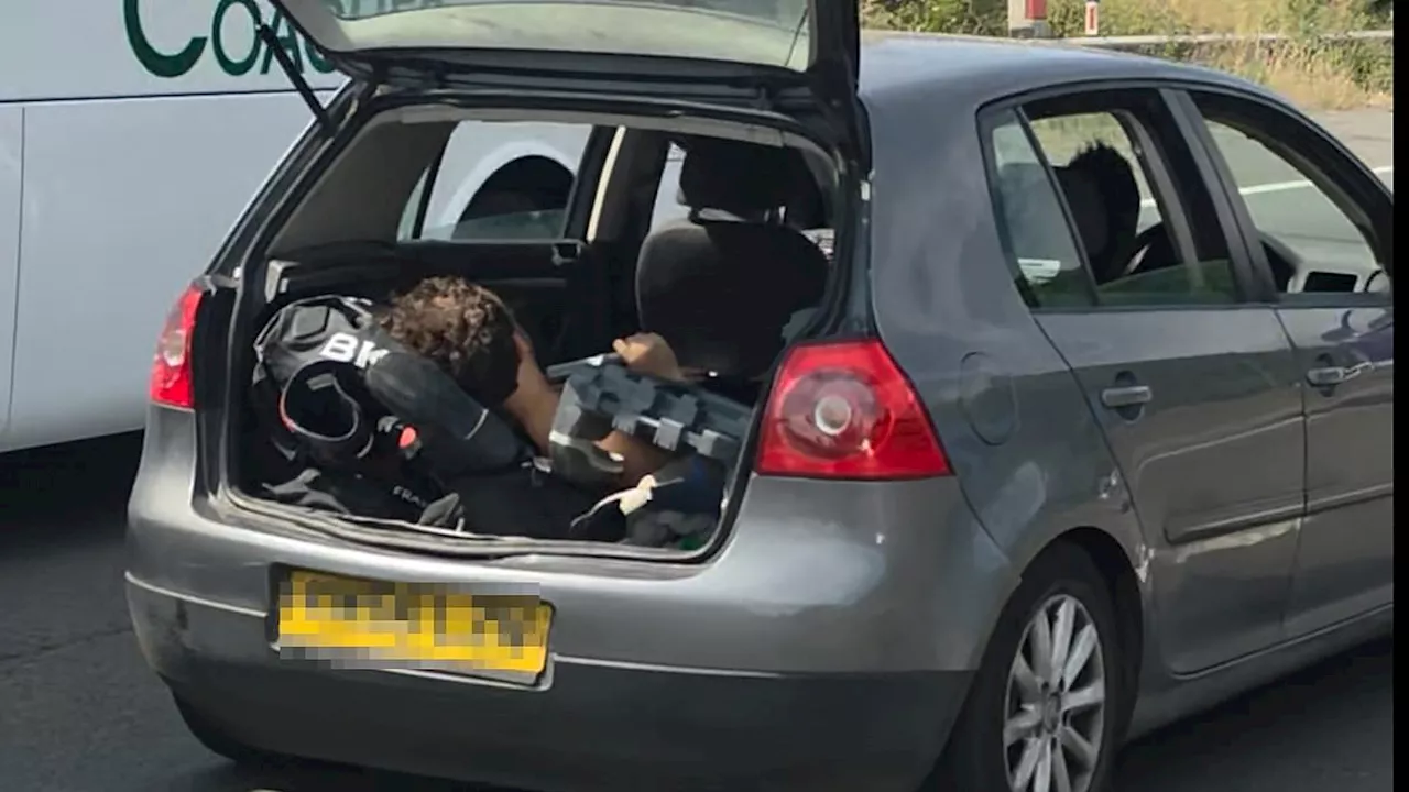 M25 Heatwave Peril: The High-Speed Risk of the Volkswagen Golf Boot Passenger