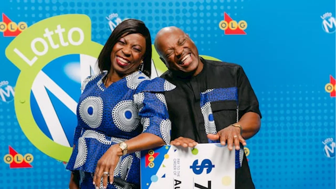 Brampton Couple Wins $70-Million Lotto Max Jackpot After Mother's Day Ticket Purchase