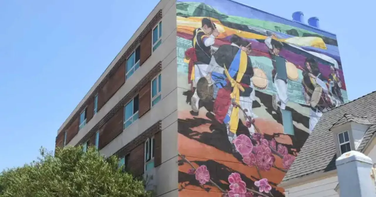 Beyond the Matcha: Dave Young Kim’s Mural Reclaims Koreatown’s Visual History
