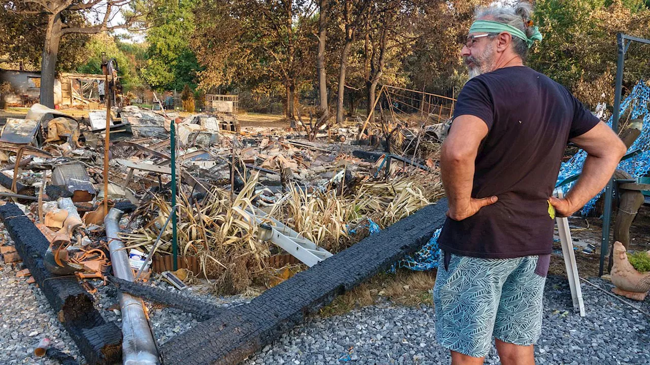 French villa owner recounts three-hour battle to save home from wildfires
