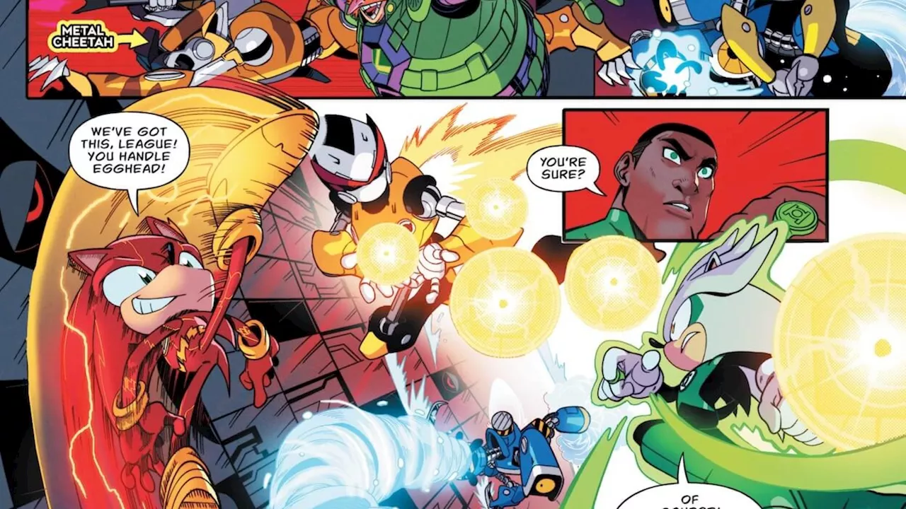 Space Battles and Earthly Schemes: The Chaos of DC x Sonic the Hedgehog: Metal Legion #4