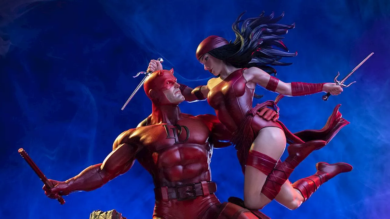Iron Studios Unveils $759 Daredevil and Elektra Statue for Marvel Collectors