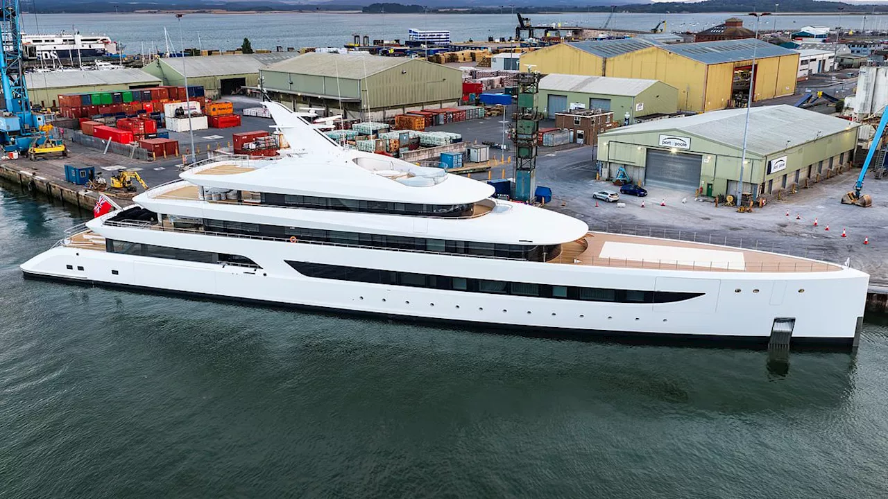 The £220m Milky Way: How a Dutch Superyacht is Redefining Poole Harbour