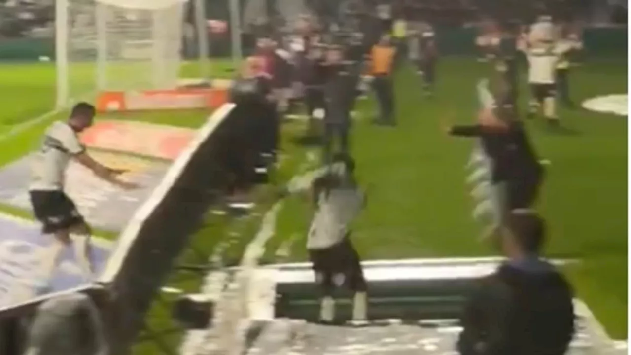 The Tunnel Trap: Coritiba Defender’s Celebration Ends in a Plunge