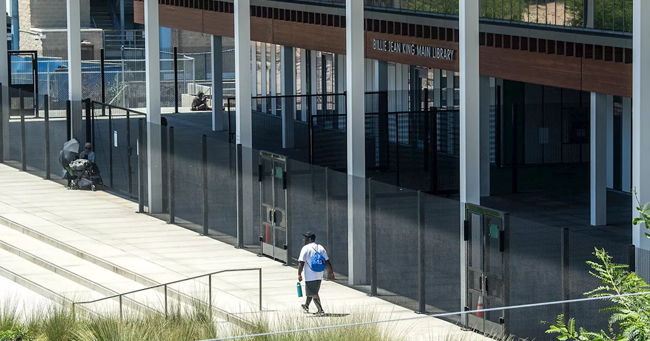Fences vs. Beds: Long Beach's $800,000 Library Dispute