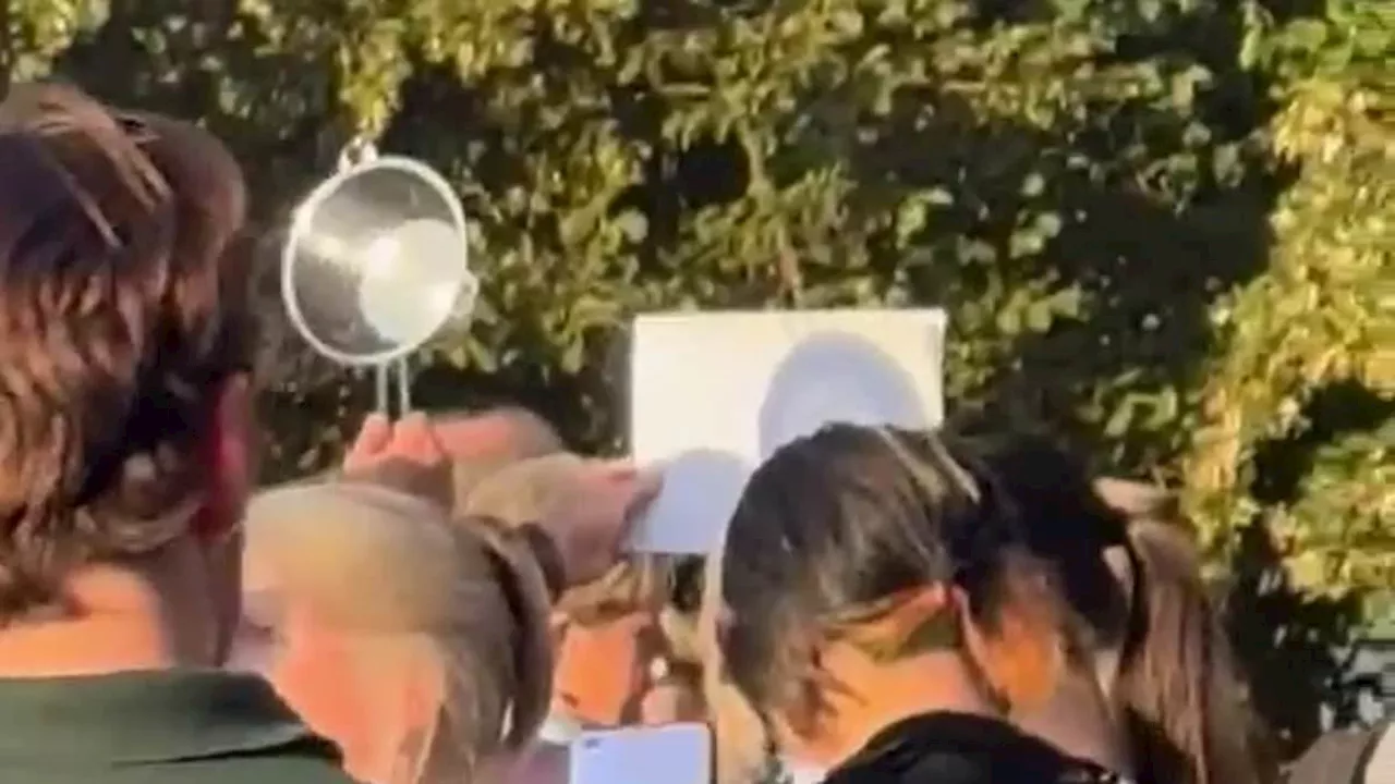 Kitchenware vs. Cosmos: The UK's Colander Eclipse Craze