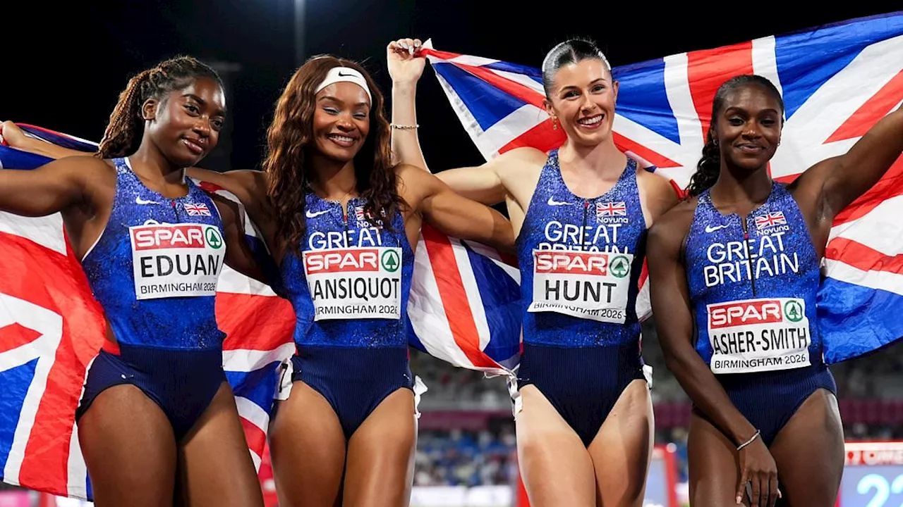 Britain's Sprint Supremacy: Amy Hunt Leads Women's Relay to European Gold