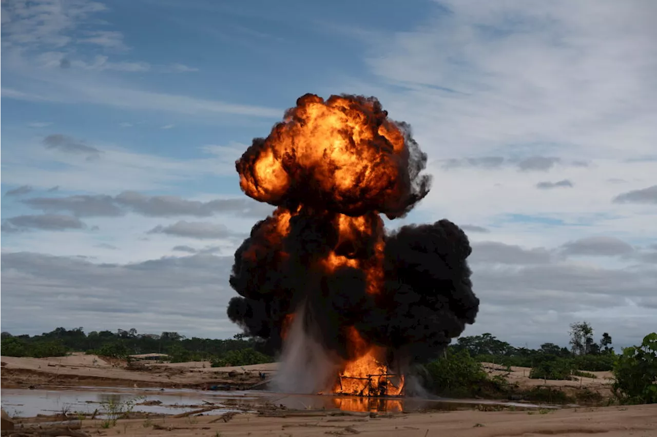 Peru’s Navy Launches Aerial Assault on Illegal Gold Mining in the Amazon