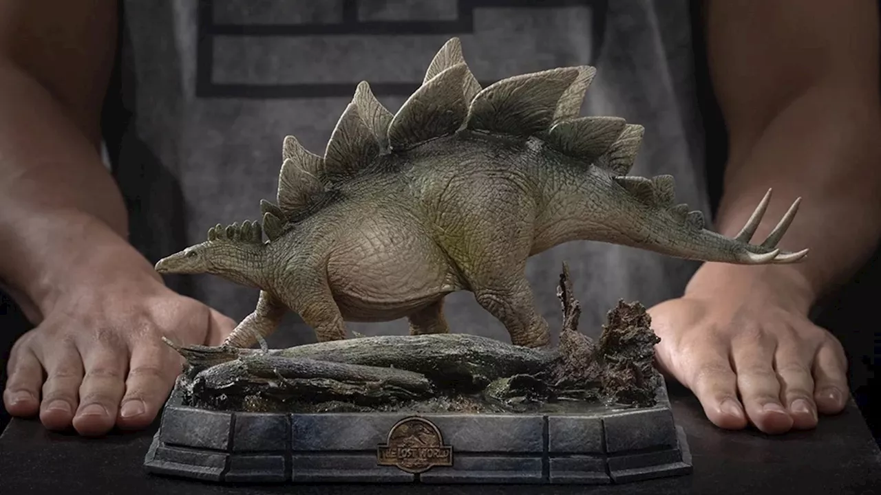 Iron Studios Bets on Nostalgia with High-End 'Lost World' Stegosaurus
