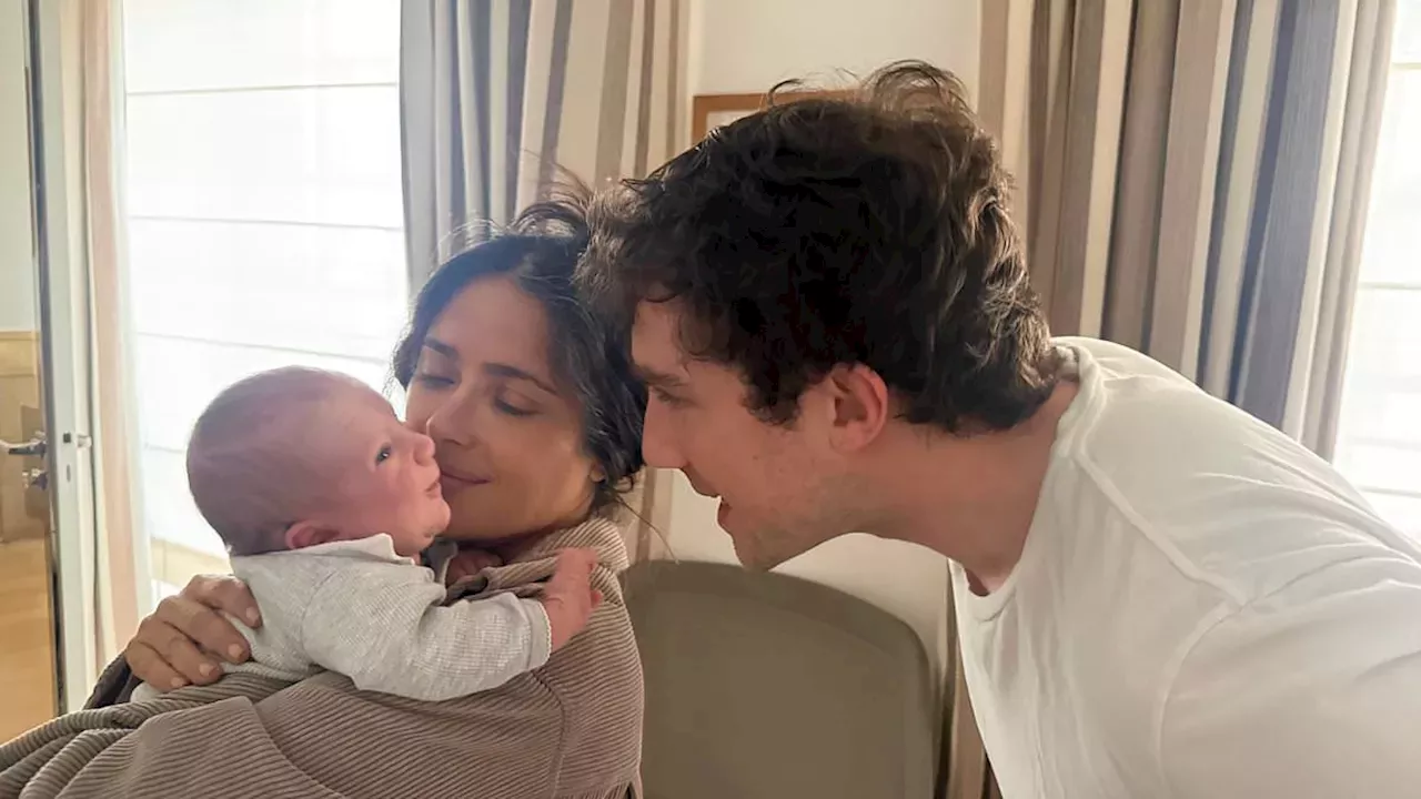 Salma Hayek Embraces Grandparenthood as 'Panchito' Joins the Pinault Family