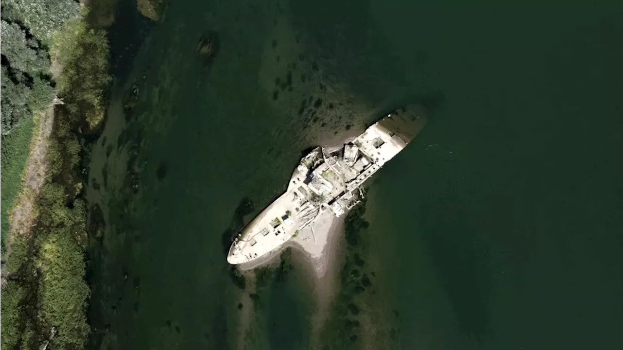 The Ghost of the Sava: Historic Steam Tugboat Surfaces Amid Serbian Drought