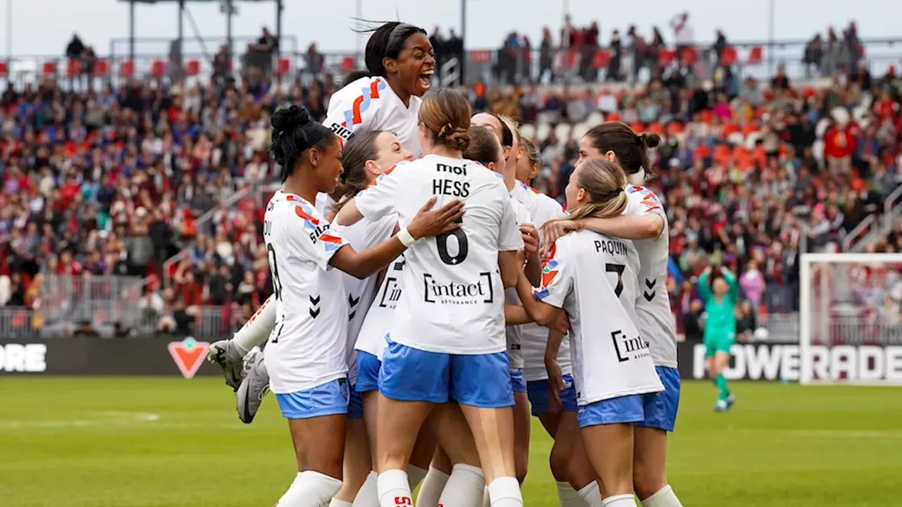 Montreal Roses Seize NSL Lead as Vancouver Rise Salvage Point in Burnaby