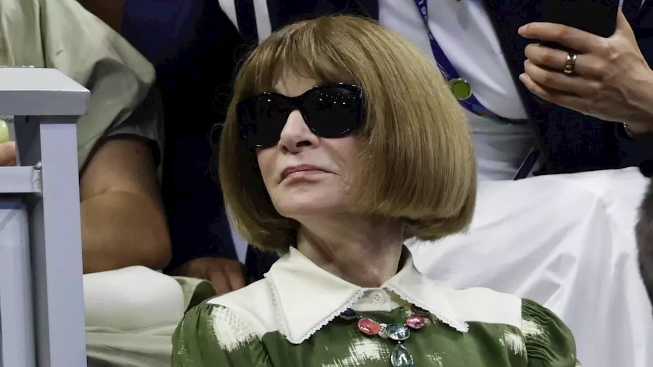 Wintour's Somber US Open Appearance Follows Galliano Met Gala Cancellation