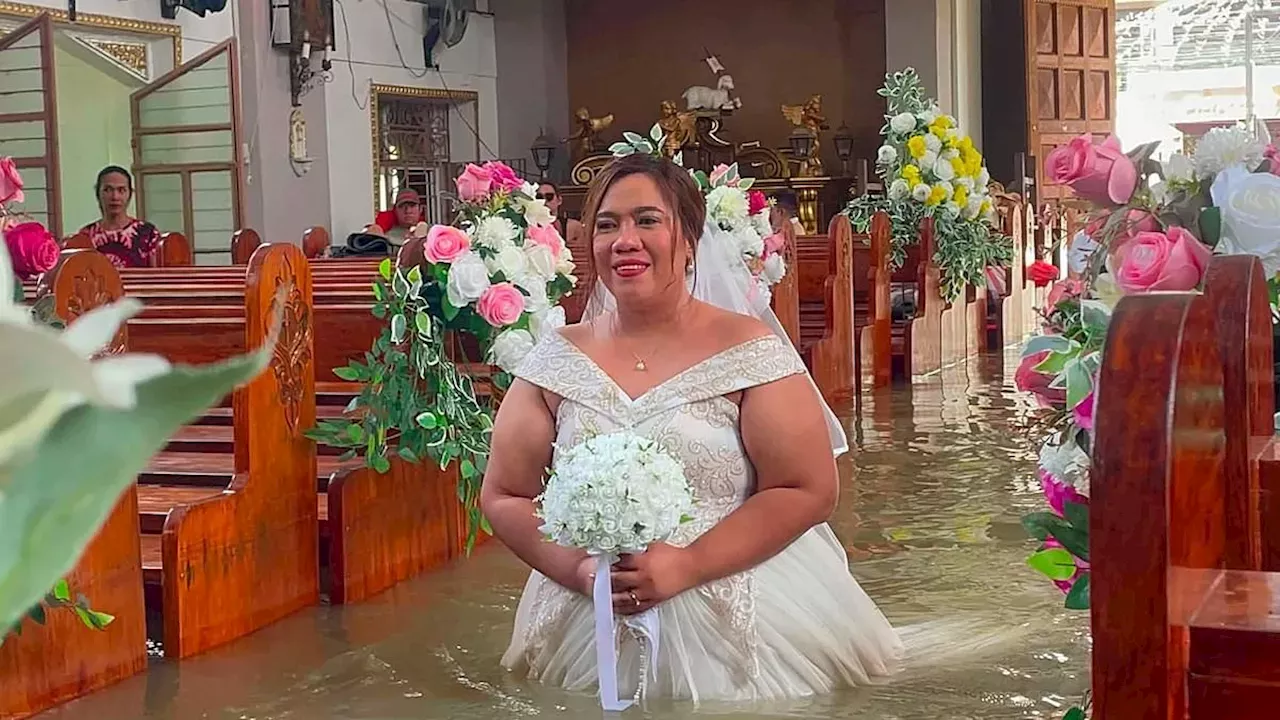 Vows Amidst the Flood: A Submerged Wedding in the Philippines
