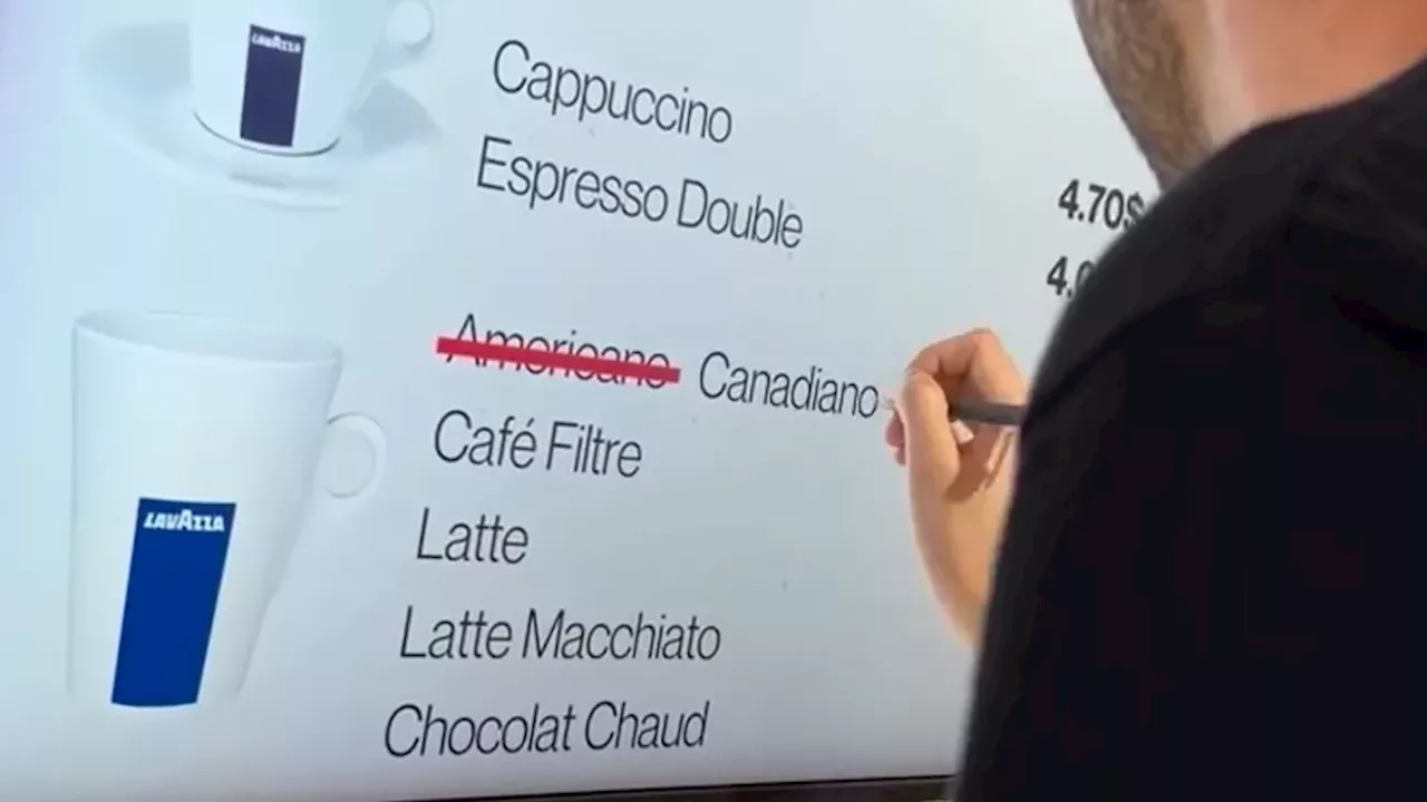 From Americano to Canadiano: Ottawa Cafe's Symbolic Trade War Protest