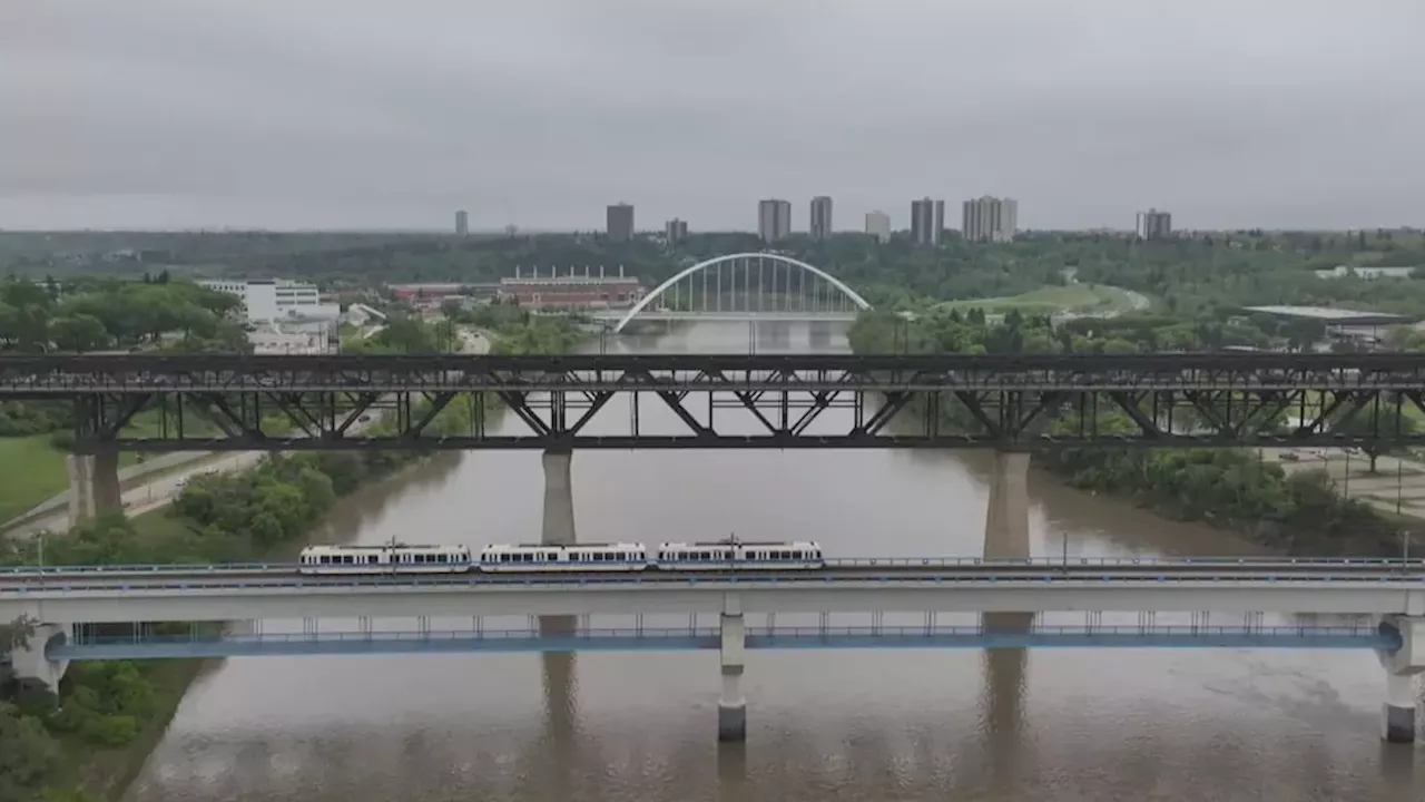 Edmonton’s Transit Layers: Analyzing Sean McClune’s June 2026 Aerial View
