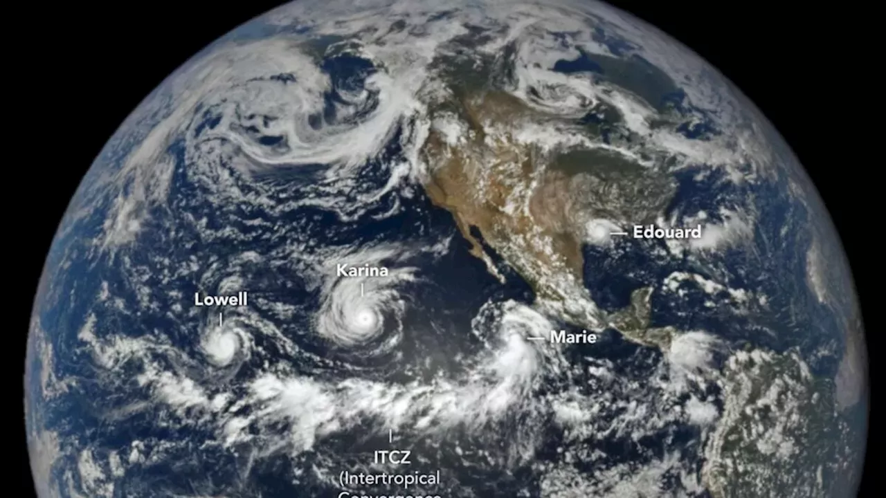 Pacific's Dual-Category Fury: NASA Captures Rare Hurricane Convergence