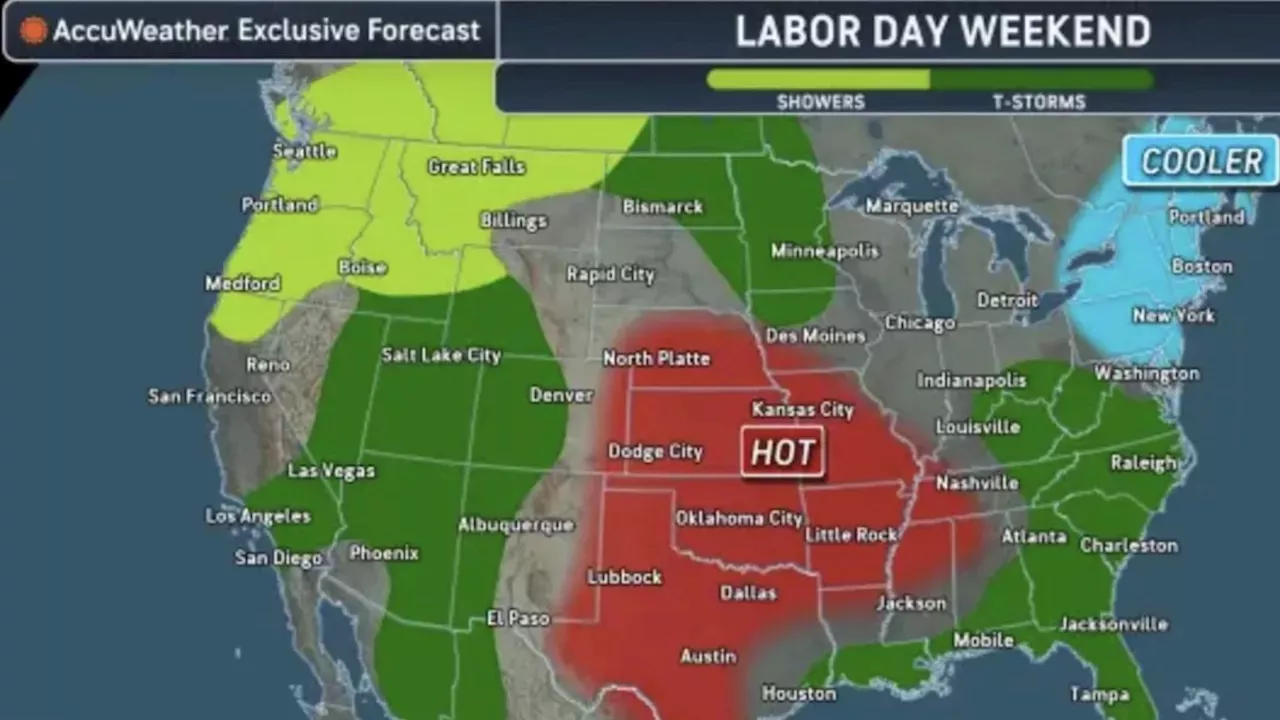 A Nation Divided: Heat Domes and Flash Floods Clash This Labor Day