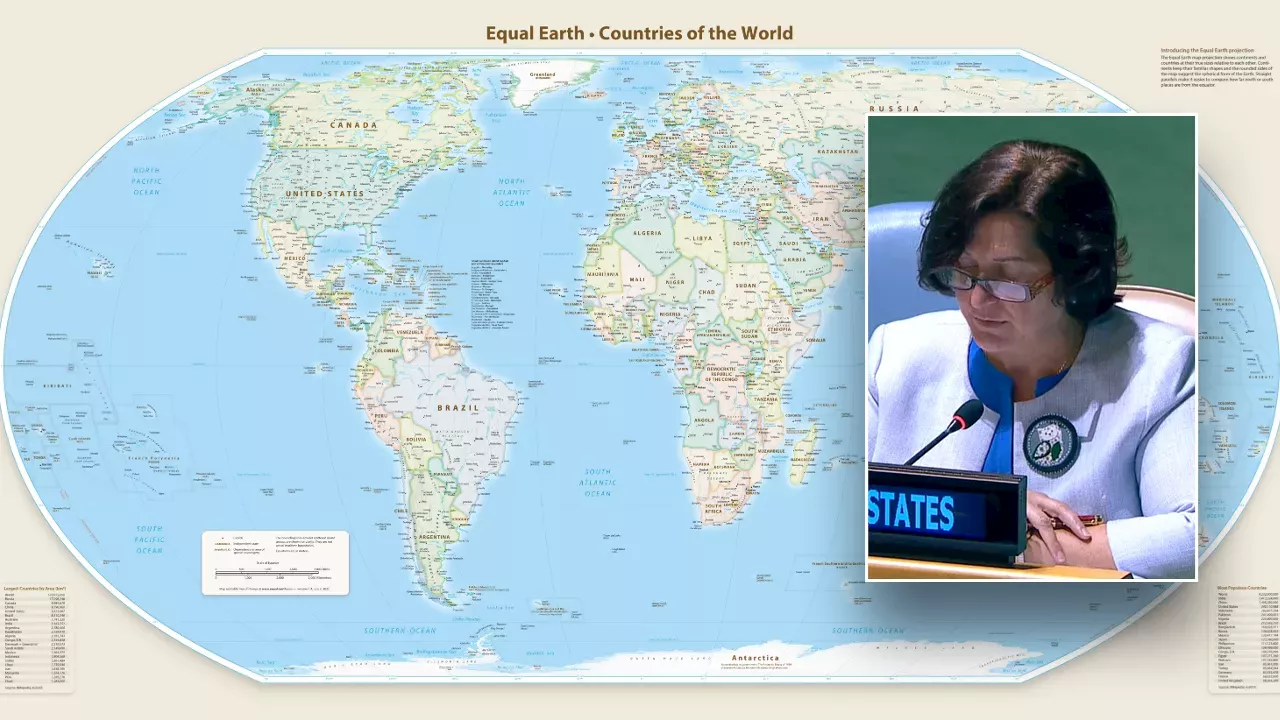 The Geometry of Ideology: US Stands Alone as UN Adopts Equal Earth Map