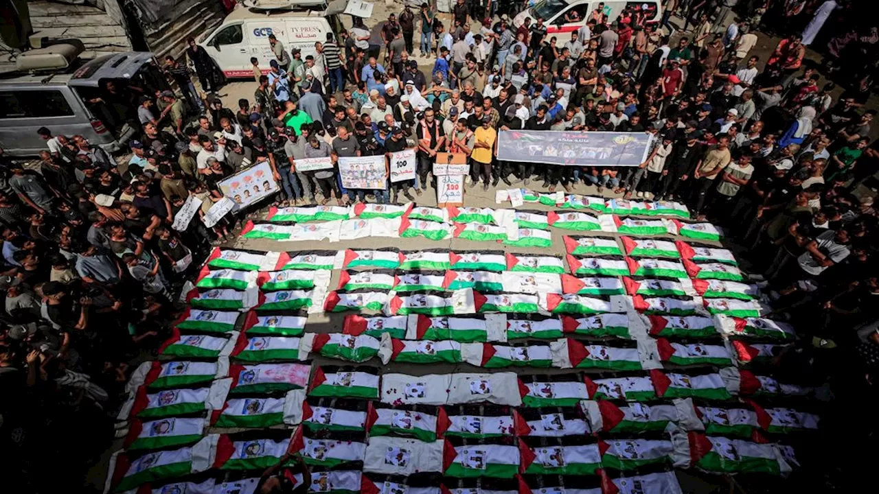 Rubble and Remembrance: The Mass Burial of 100 in Gaza's Zeitoun District