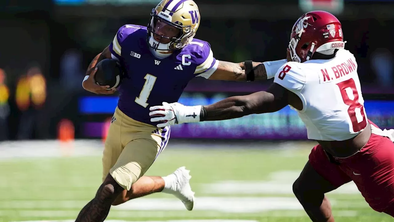 Demond Williams Jr. Powers Washington Huskies to 24-10 Apple Cup Victory
