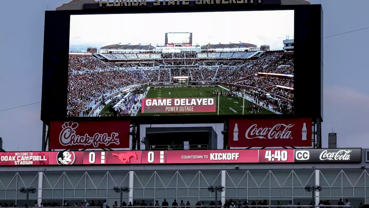 Darkness at Doak Campbell: SMU and Florida State Battle Technical Chaos