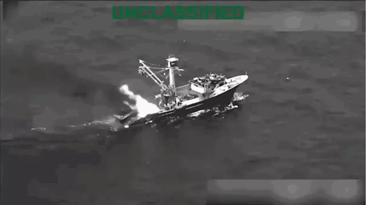 U.S. forces sink narco-refueling vessel used by Ecuador's Los Choneros in Pacific, SOUTHCOM says