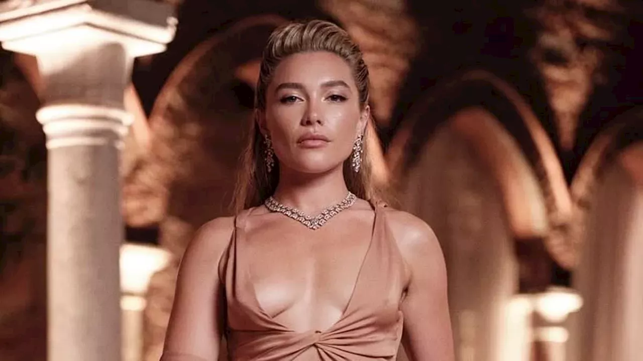 Florence Pugh Swaps Hollywood Drama for High Fashion at Venice Max Mara Gala