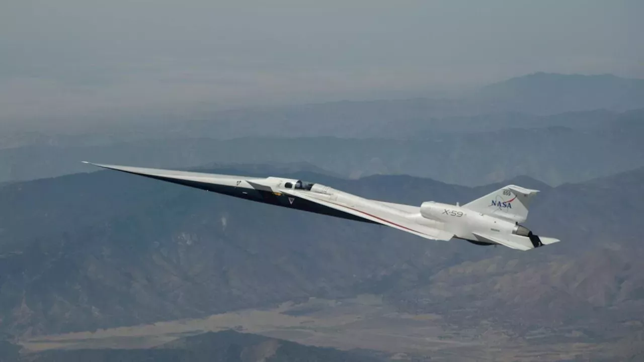 NASA's X-59 Supersonic Jet Completes 25 Flights Ahead of Noise Test