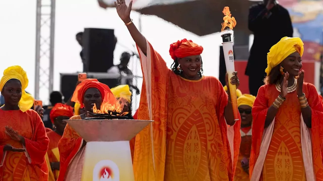Olympic flame arrives in Senegal ahead of first Olympic event in Africa