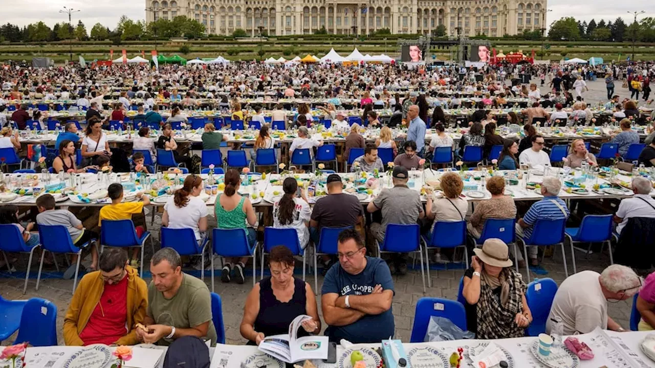 Romania's 5km Recycled Table: A Record-Breaking Push for Pediatric Mental Health