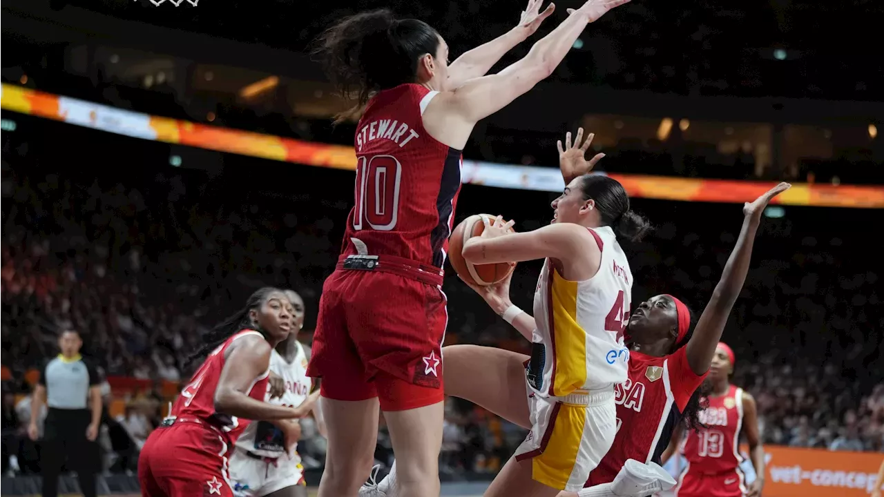 USA Women Edge Spain to Set Up FIBA World Cup Final Clash With France