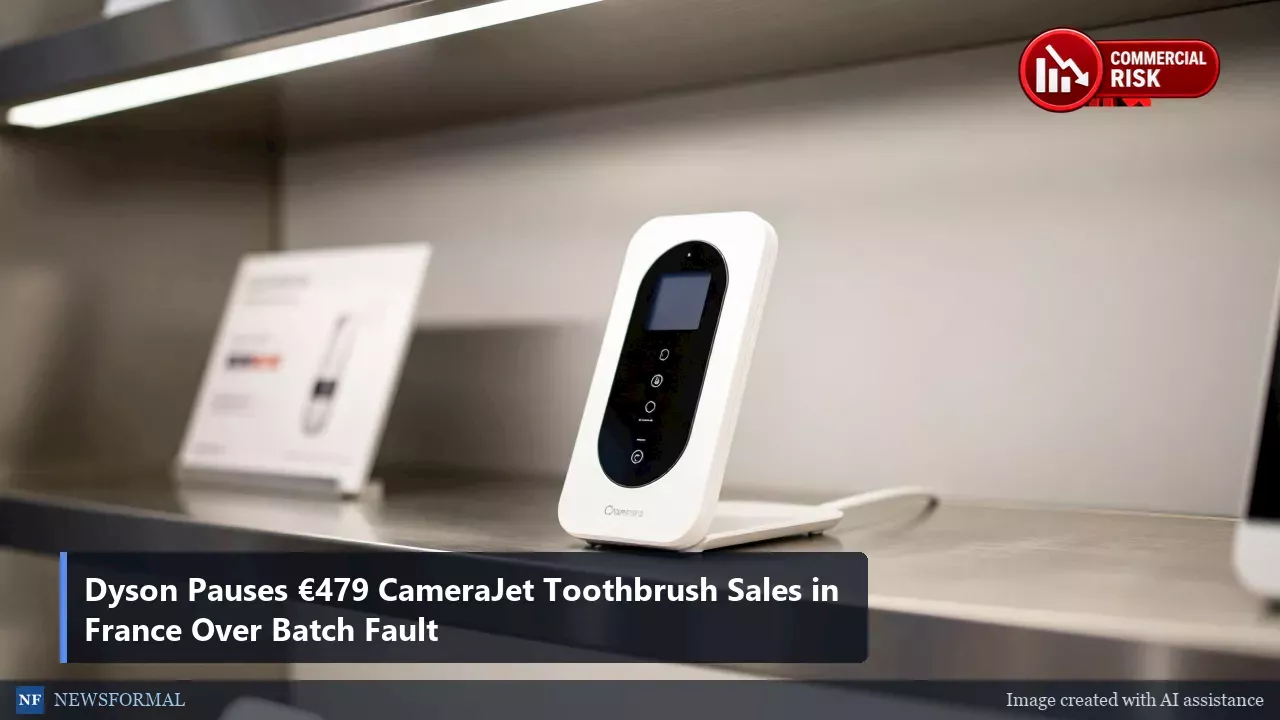 Dyson's €479 CameraJet AI Toothbrush Sales Paused in France