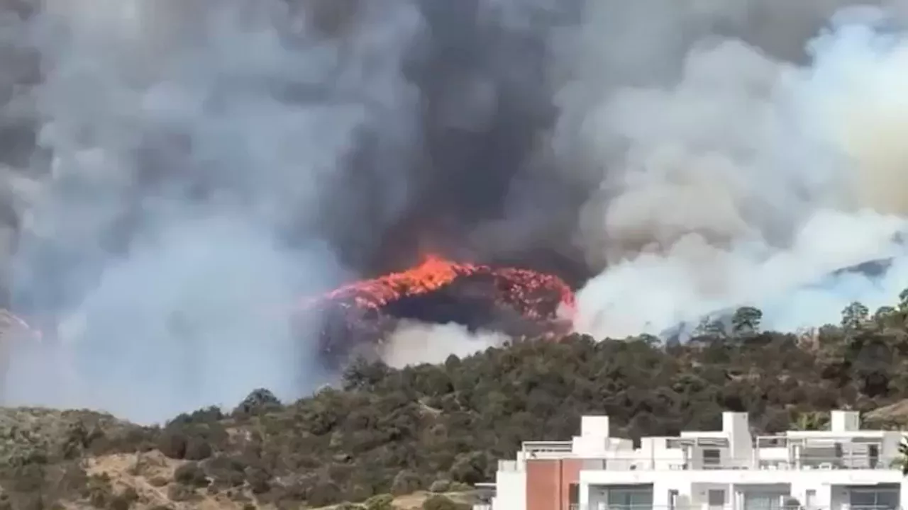Wildfire Threatens Luxury Estates Near Benahavis on Costa del Sol