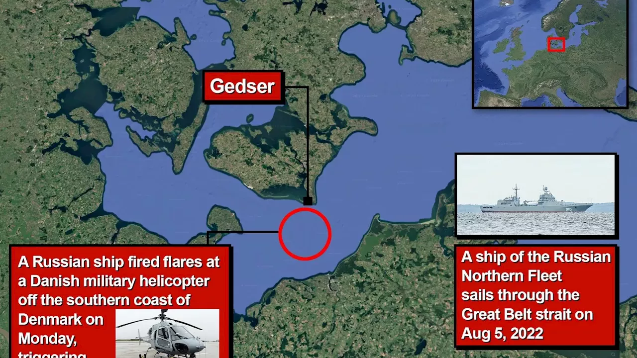 Danish Navy Helicopter Narrowly Avoids Russian Flare Attack in the Great Belt