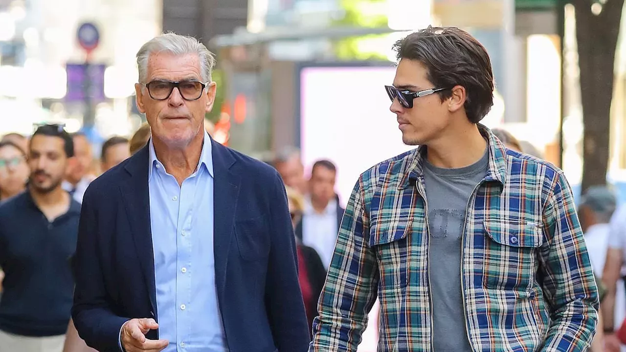 Pierce Brosnan and son Paris bond in NYC amid nepo baby comments