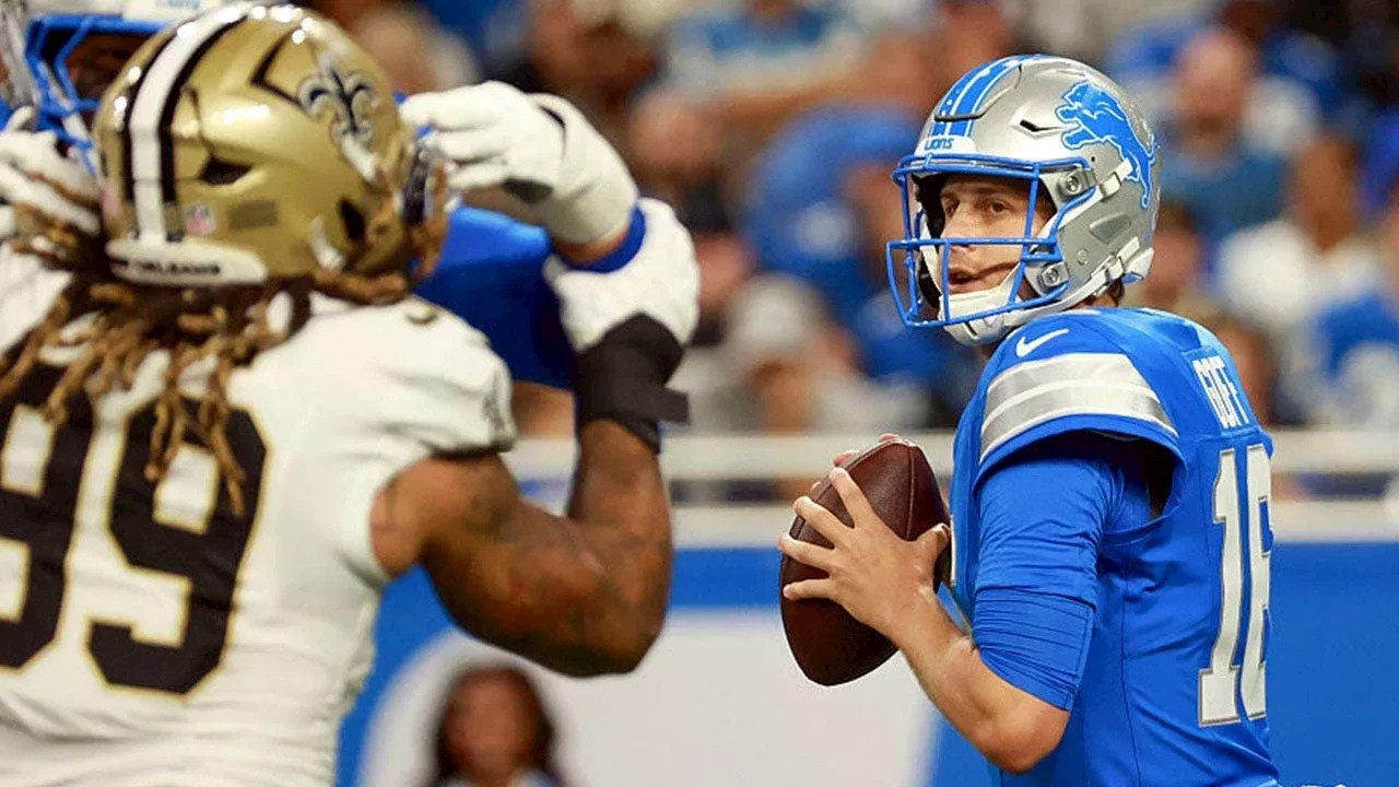 Saints touchdown nullified as Jared Goff fumble overturned in Lions 31-30 overtime win