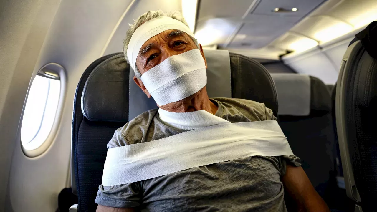 Duct-Taped Passenger on Diverted Flight Claims Amneisa Following Alleged Outburst