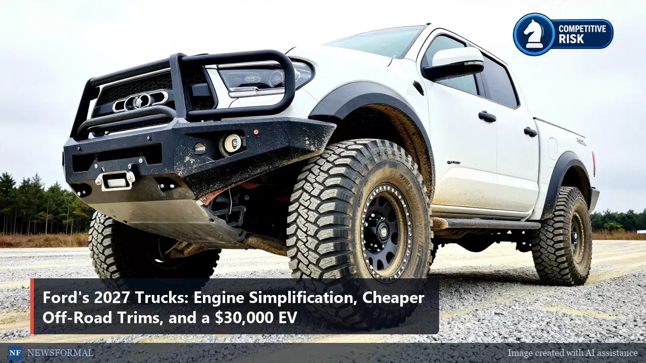 Ford’s High-Margin Pivot: Trimming Engines to Fund the $30,000 Fathom EV