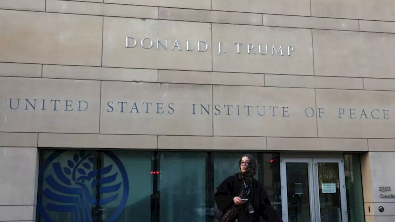 Institute of Peace Sues Trump to Restore Building Name