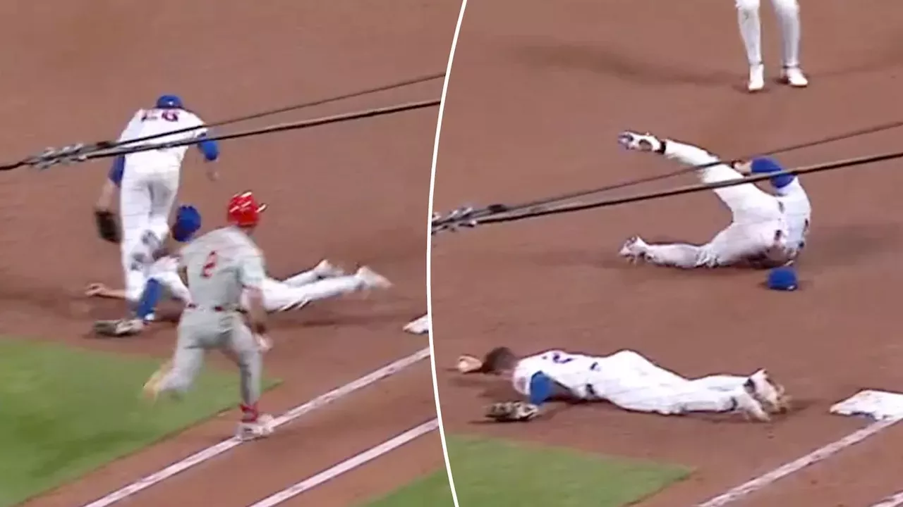 Citi Field Collision: Jared Young Removed After Head Injury