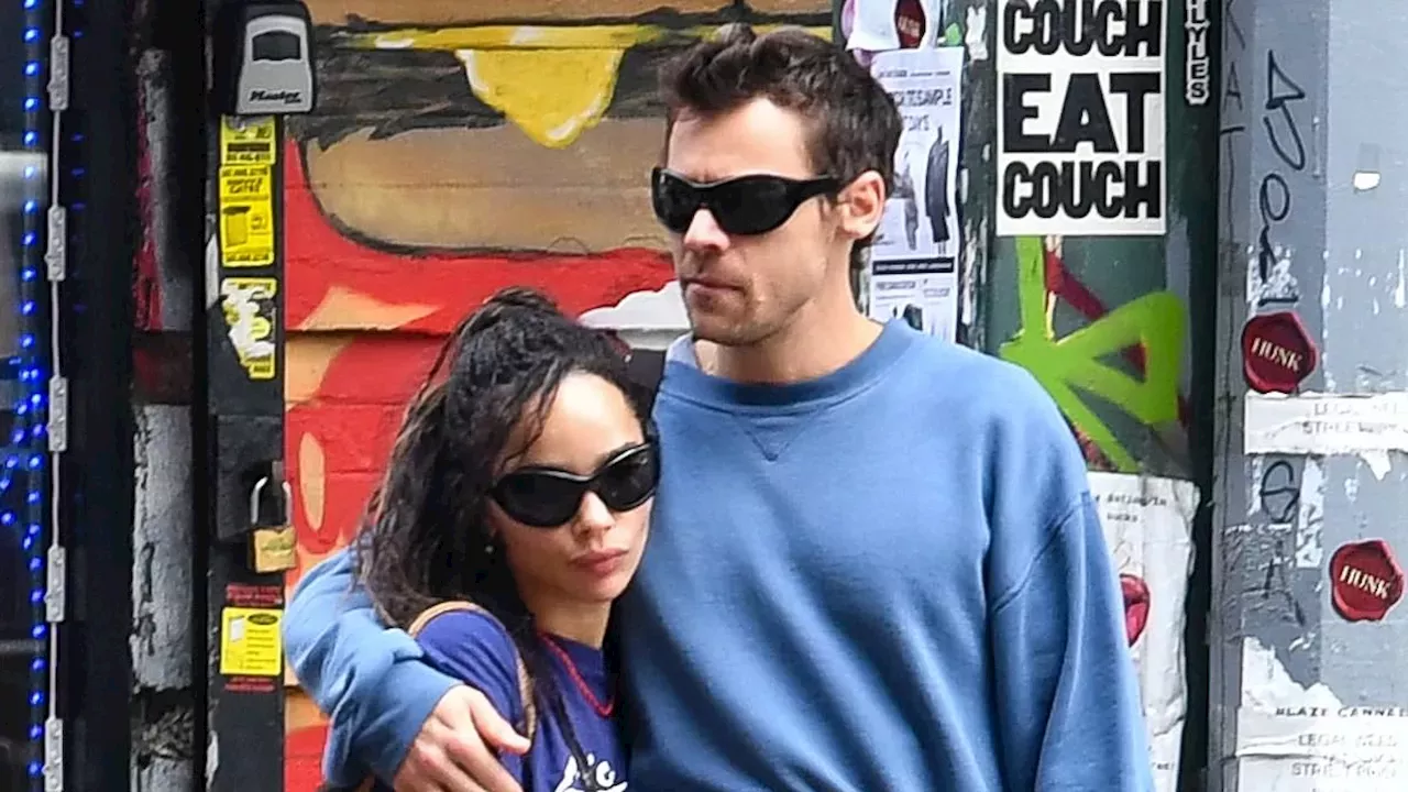 Blue Hues and Wedding Clues: Harry Styles and Zoe Kravitz Spark NYC Frenzy