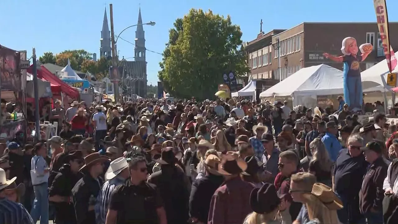 Six hospitalized after vehicle strikes crowd at Quebec western festival