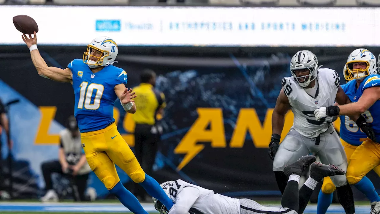 Chargers' 0-2 Slide Deepens After 26-14 Collapse Against Raiders