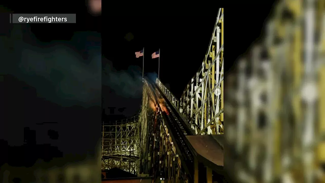 The Dragon's Close Call: Electrical Fire Hits Playland's Iconic Coaster