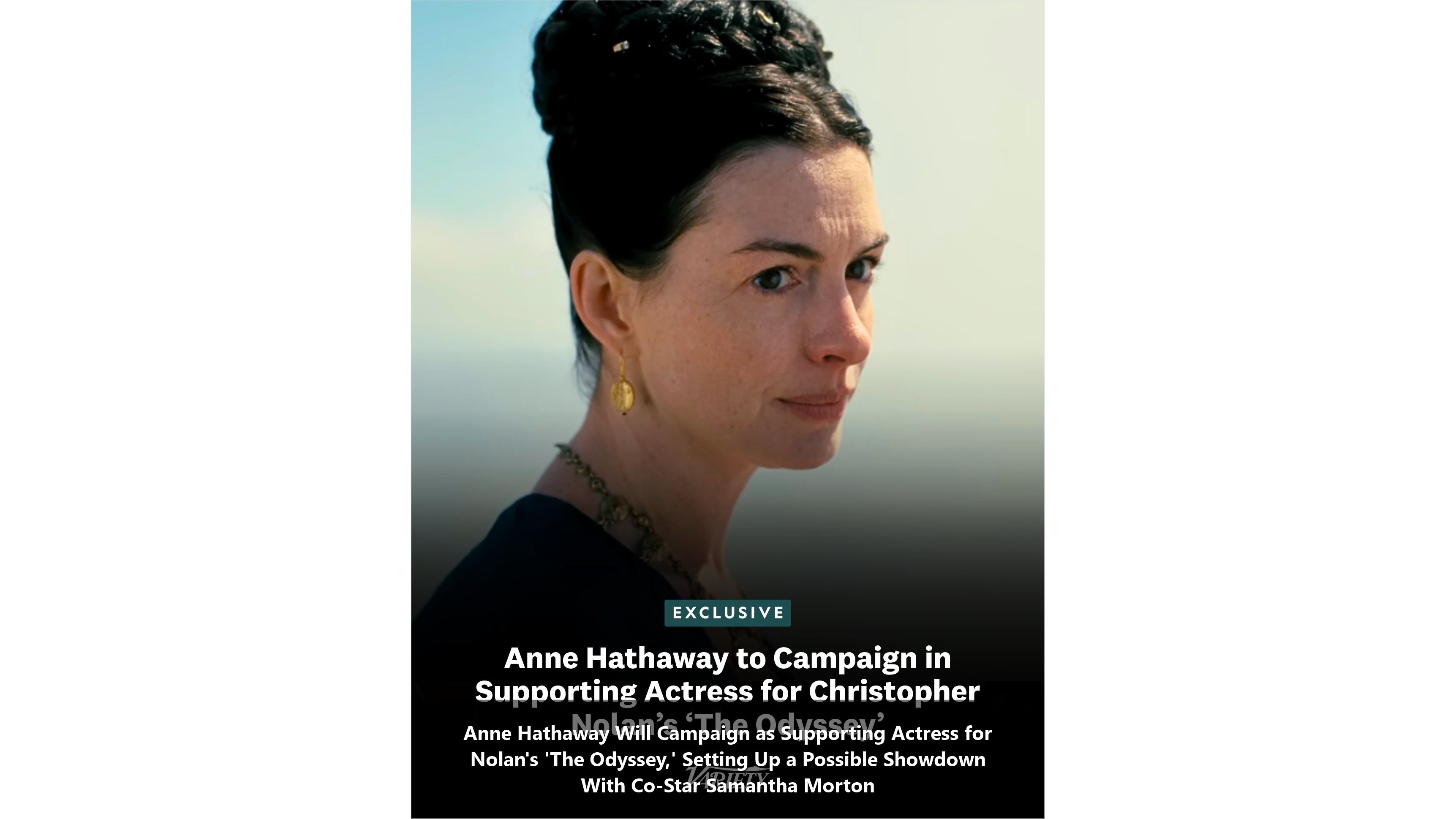 Universal's Oscar Gambit: Anne Hathaway and Samantha Morton Set for Supporting Actress Clash