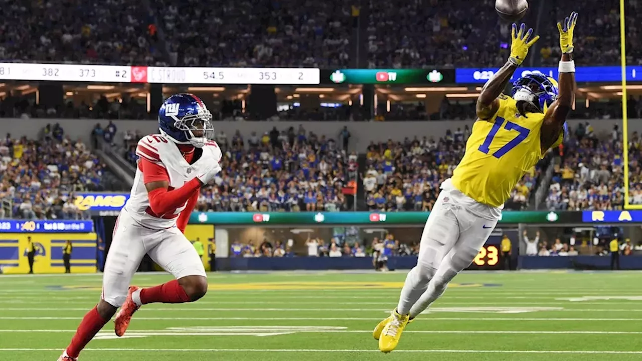 Donald's Return and Adams' Explosion Power the Rams Over the Giants