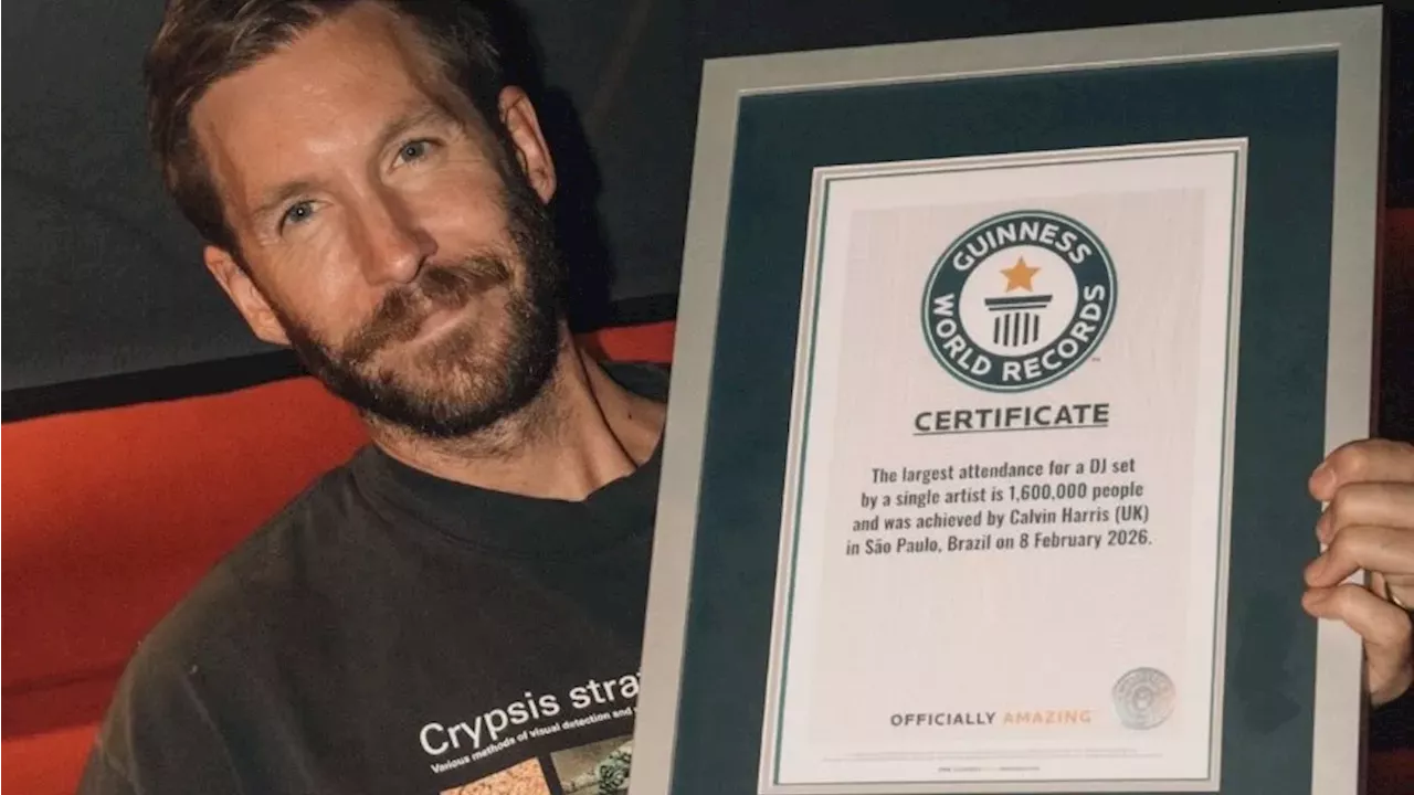 1.6 Million Strong: Calvin Harris Claims Guinness World Record in São Paulo