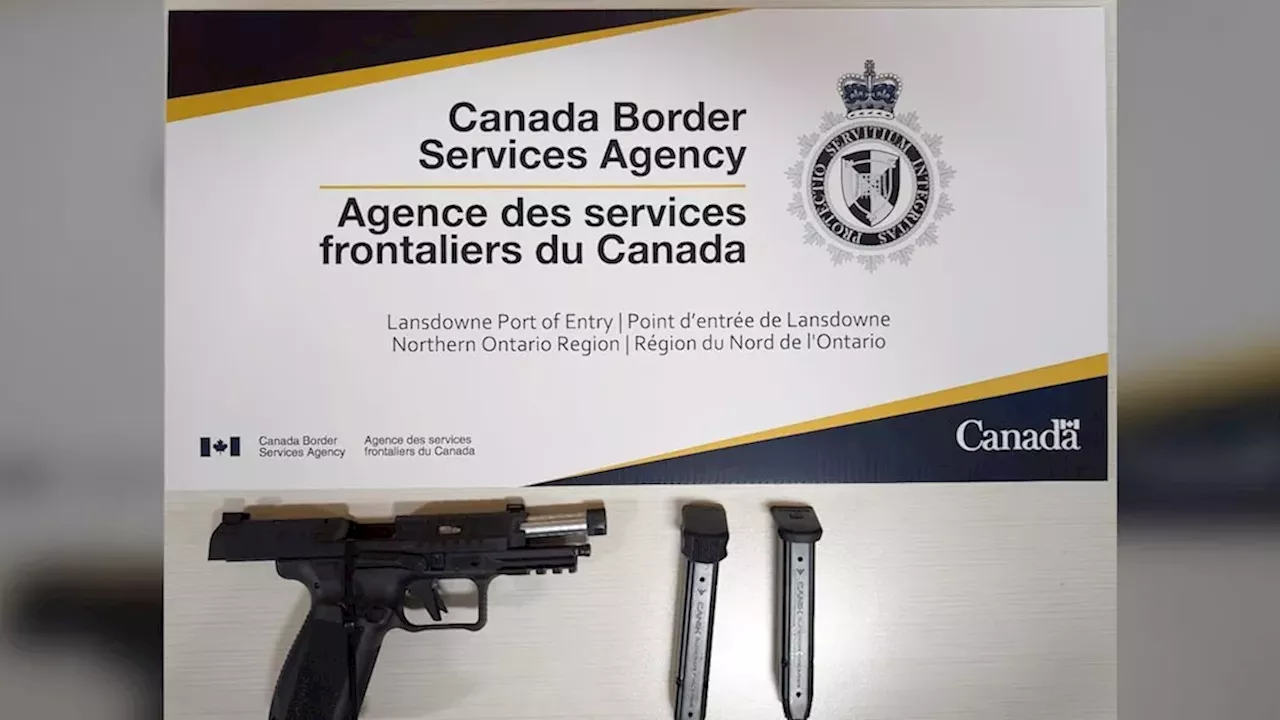 Border Blunders: CBSA Cracks Down on Illegal US Gun Imports in Northern Ontario